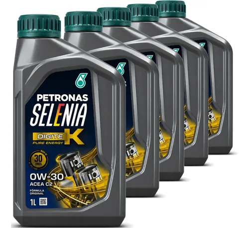 Kit 5 Oleo Selenia 0w30 100% Sintetico Fiat 9,55535 Gs1 C2