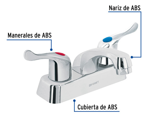 Grifo Para Baño Lavabo Llave Mezcladora Palanca Cromo 45511