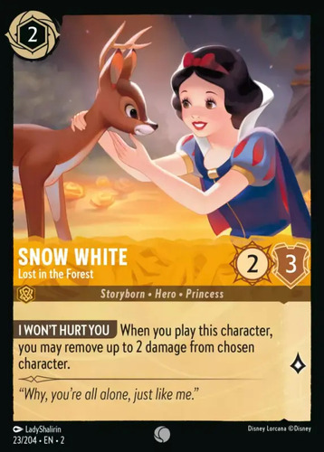 Lorcana: Rotf - 023/216 - Snow White - Lost In The Forest