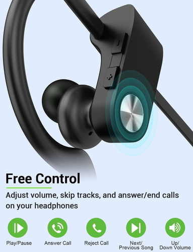 Auriculares Bluetooth Stiive 53, Deportivos Y Resistentes
