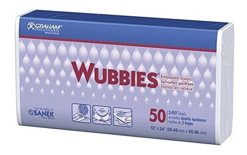 Graham Wubbies Relieve Toallas 50 Contador De 12  X 24 