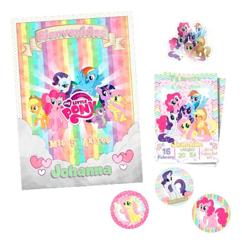 Kit Imprimible My Little Pony - Cumple/baby Shower/candy Bar