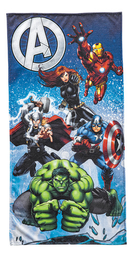 Toalla Baño Infantil Suavitec Avengers Full Concord