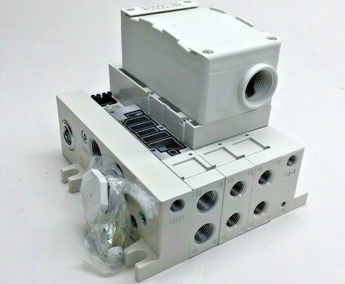 Smc Vv5q41-0303tt0-w Valve 3-station Manifold Vq4000 4/5 Ccb