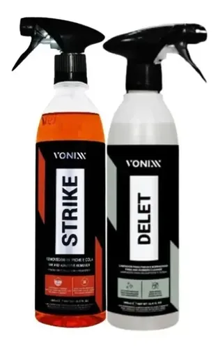 Kit Limpador Automotivo Vonixx Strike 500ml Borrachas e Pneus