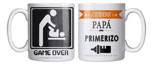 Tazón Día Del Padre Game Over Papá Primerizo Grafimax