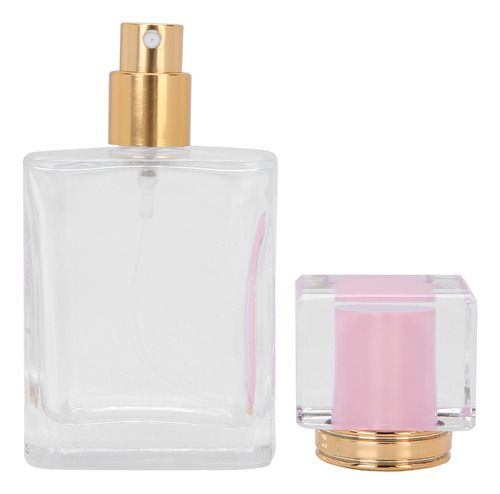 50 Ml De Perfume Recargable Botella De Vidrio Transparente