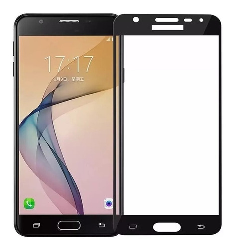 Vidrio Templado Full Cover Samsung A6 Colocado - Otec