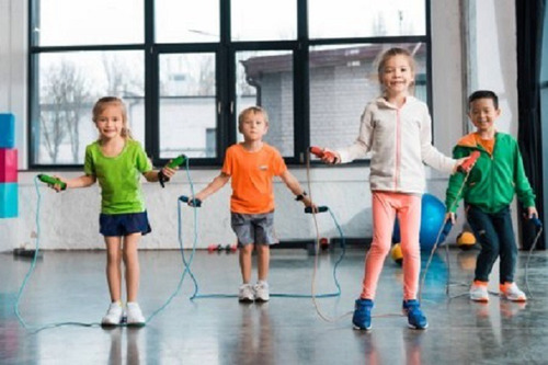 Imagen 8 de 8 de Cuerda Para Saltar + Contador Ejercicio Casa Niños Adultos