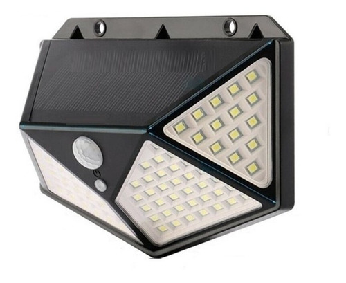Luz Exterior Con Sensor Movimiento Panel Solar Angulo Amplio