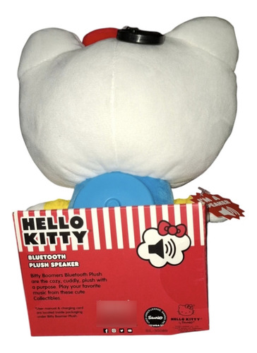 Bocina Hello Kitty Llavero Felpa Bluetooth Recargable Sanrio