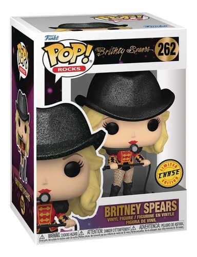 Funko Pop Rocks Britney Spears - Chase Glitter  (circus) 262