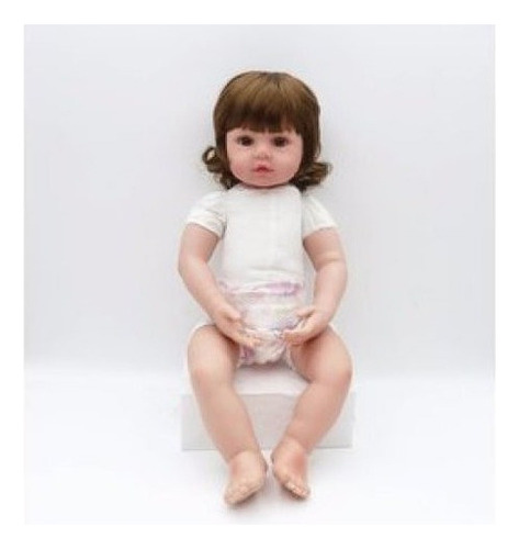 Bonecas De Silicone Realistas Renascidas Baby Reborn 48 Cm