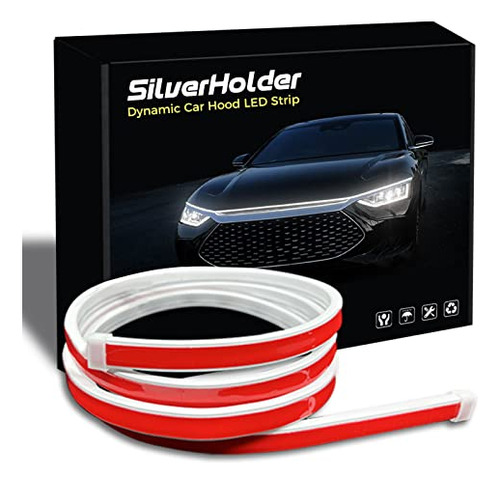 Silverholder Dynamic White Car Hood Light Strip 23.6 Pulgada