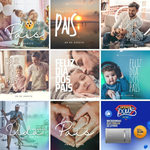 73 Artes Para O Dia Dos Pais: Templates Editáveis Com Canva