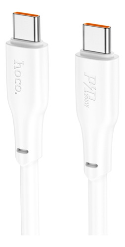 Cable Hoco X93 Force 240w Usb Tipo C A Usb Tipo C 1m Blanco