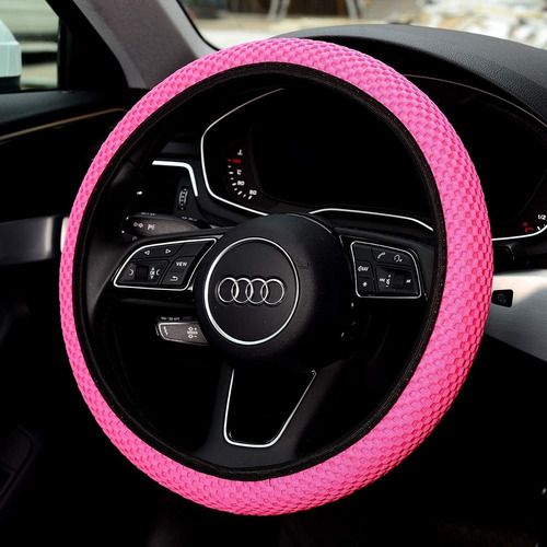 Forro De Volante De 37-38cm Fucsia Rosado Tela De Seda