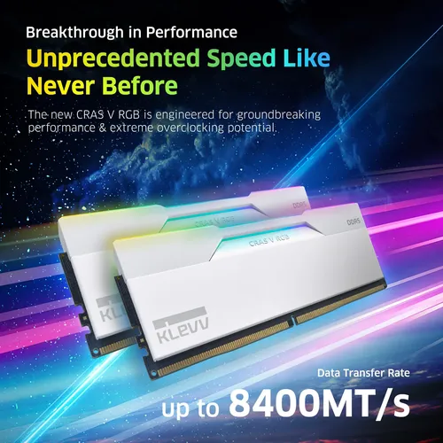 Memória Ram Klev Cras V Rgb Ddr5 32gb (2x16gb) 6000mhz