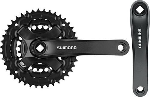 Plato Biela Shimano 42 Dientes Triplato Pedalier Ty501