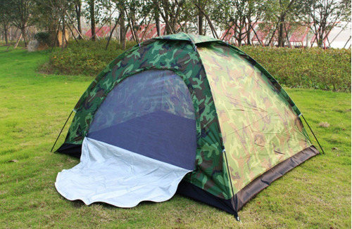 Carpa 2 Personas Camuflada Mochilero