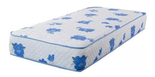 Colchon 1 1/2 Plaza Y Media Resortes Matelaseado Fabrica Color Gris