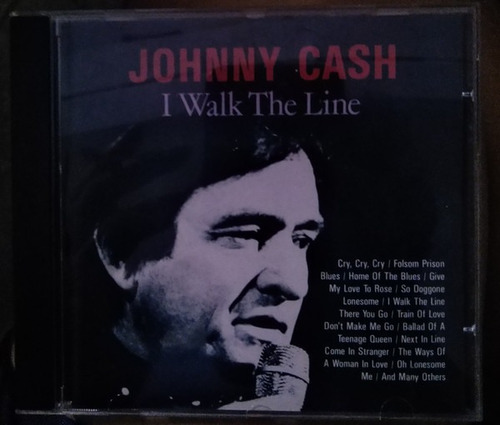 Cd Johnny Cash I Walk The Line Ed Br 89 Comp 25 Faixas