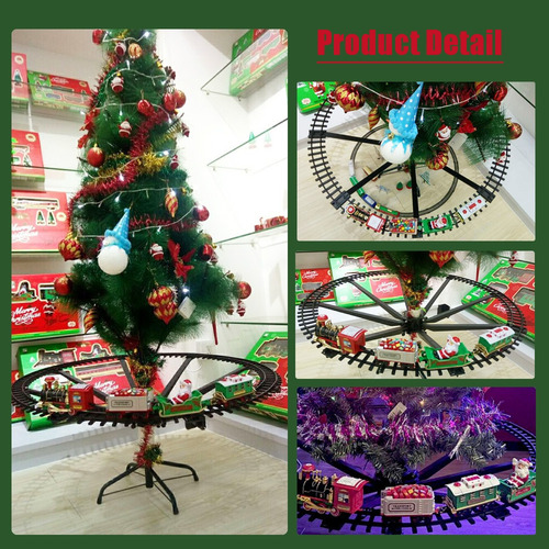 Tren De Navidad Eléctrico Juguete Decoración Del Árbol De