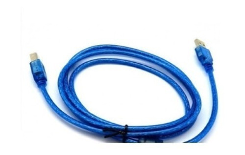 Cable De Impresora Usb 2.0 Laser Blister Dorado 1.8mtrs