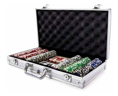 Set Poker Profesional 300 Fichas 11,5gr + Maleta Aluminio
