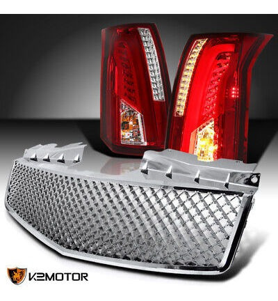 For Red 2003-2007 Cadillac Cts Led Bar Tail Lights+honey Kg1