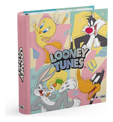  Carpeta  Nº3 Mooving 3x40 1 Looney Tunes X Unidad