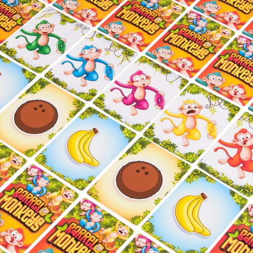 Spin Master Games, Juego De Cartas Barrel Of Monkeys, Juego De Hacer Parejas Y Memoria, Para Toda La Familia. Ideal Para Noches De Juegos, Para Niños A Partir De 4 Años.