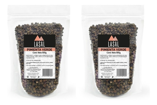Pimienta Verde 500 Gramos 2 Piezas