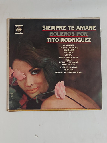 Vinilo Boleros Por Rodriguez - Tito Rodriguez - Cbs