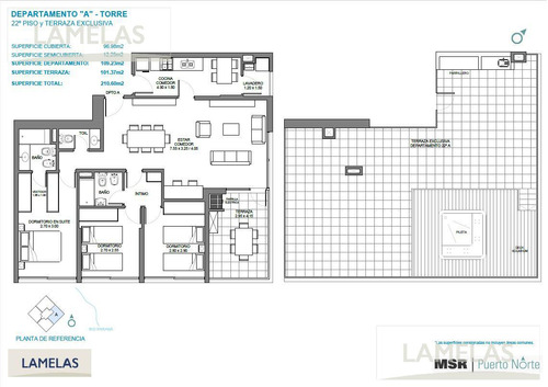 Venta Departamento Msr Puerto Norte 3 Dormitorios Con Terraza Rosario