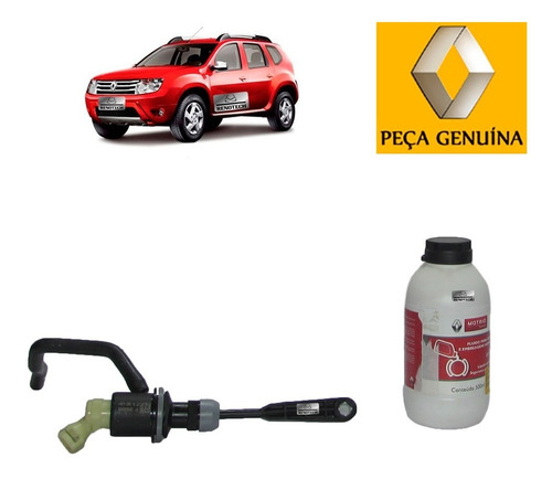 Kit Com Atuador Do Pedal Da Embreagem E Fluido Freio Duster