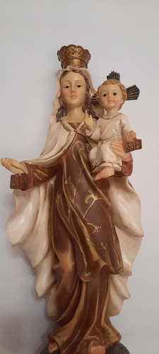 Imagen 2 de 2 de Virgen Del Carmen De 40cm Imagen Italiana Di Angelo.