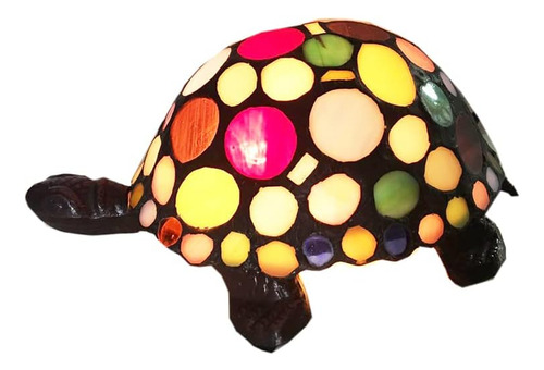 Werlamp Lámpara De Mesa Pequeña De Tortuga Colorida Lámpara 