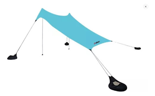 Sombrilla Carpa Sunshade Techo Playa Outdoors Professional C Turquesa