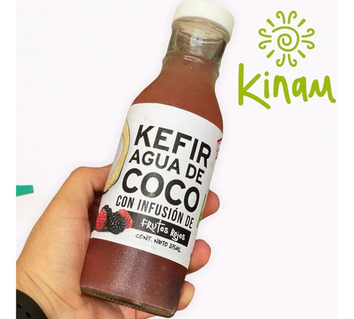 Kéfir De Agua De Coco Con Infusión De Frutos Rojos 355ml