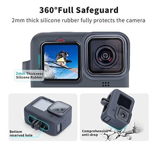 Imagen 3 de 6 de Seasky Kit De Protección 6 En 1 Para Gopro Hero 11/10/9 Negr