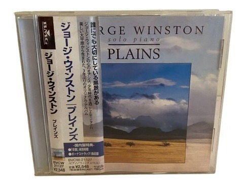 George Winston  Plains Cd Jap Obi Usado