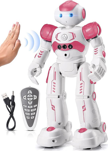 Robot De Control Remoto Para Niños Rc Inteligente Progra Rcn