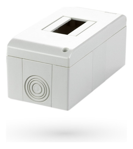Caja P/ Montaje Richi Box Bipolar Riel Din 132x66mm Color Blanco