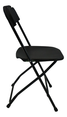 Silla Plegable Básica Negra