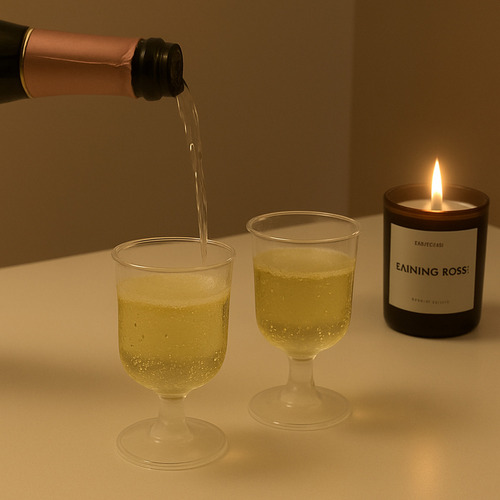 A Copas Desechables Vino, Postres Plástico Premium 72 A