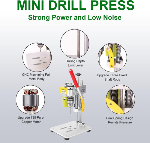 Mini Press De Taladro De Banco, Lakix Pequeño Presione De Ta