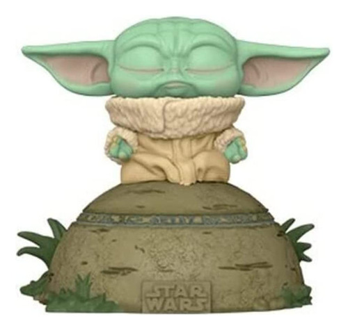 Funko Pop! Deluxe: Mandalorian - The Child (grogu) Using The