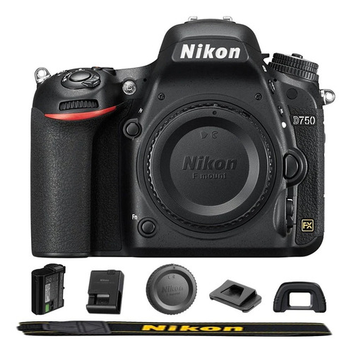  Nikon D750 Dslr Color  Negro