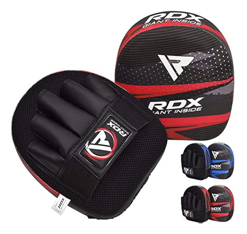Rdx Kids Boxing Pads Focus Mitts, Maya Hide Leather Curved